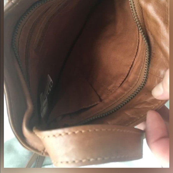 Witchery Tan Leather Crossbody Handmade Bag ๐. - Picture 5 of 7